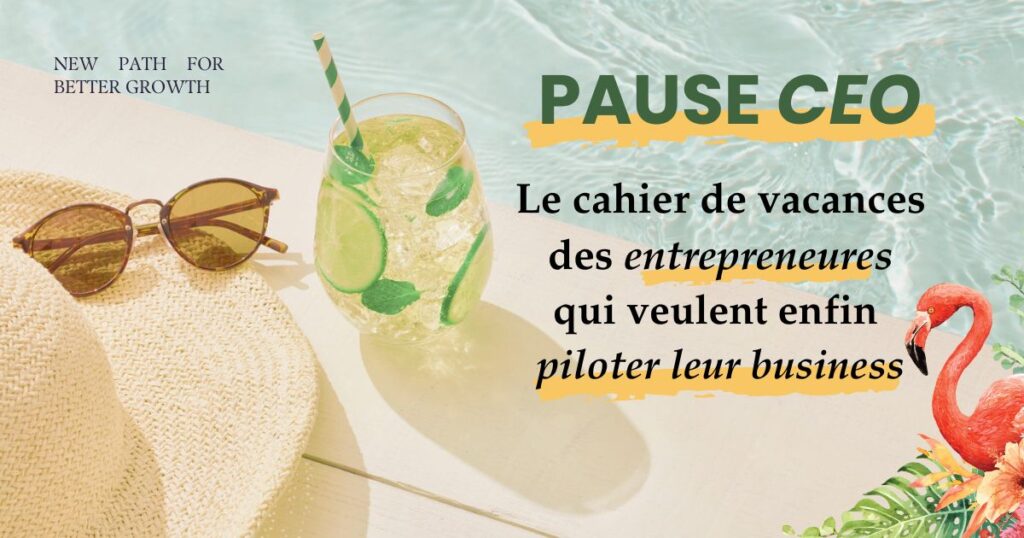 cahier de vacances special entrepreneures qui veulent enfin piloter leur business